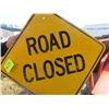 Image 1 : Road Closed sign (Aluminum) 24’’x24’’