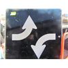 Image 1 : Turning Sign (Aluminum) 35’’x35’’