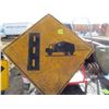 Image 1 : Truck Crossing Sign (Wood) 35’’x35’’