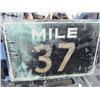 Image 2 : Mile 37 sign(Wood) 24’’x16’’