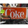 Image 1 : Enjoy Coke sign (Aluminum) 24’’x10’’