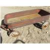 Image 1 : Child Metal Wagon, 2 tires just rims, 2 tires hard and falling apart