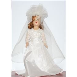 Reliable Composition Doll in Wedding Dress, doll is all composition