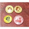 Image 1 : 4 Shirley Temple Pin Back Buttons