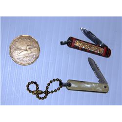 Vintage Miniature Pocket Knives, one Washingotn, DC