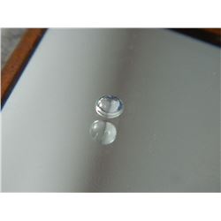 GEMSTONE - WHITE TOPAZ - ROUND CABACHON - 3.1 X 1.7mm