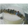 Image 2 : STRING OF ASSORTED POLISHED FREE FORM AND ROUND GEMS - LOOK LIKE MYSTIC TOPAZ - APPROX. 45PC ON STRA