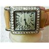 Image 3 : WATCH - NINA - RHINESTONES AROUND FACE AND FLOATING RHINESTONES BETWEEN GLASS