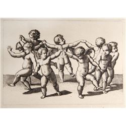 Marcantonio Raimondi, La danse d'amours, Heliogravure