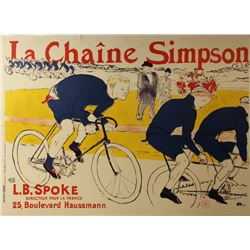 Henri de Toulouse-Lautrec, La Chaine Simpson, Poster