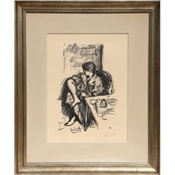 Pierre Bonnard, La Toilette Assise, Lithograph