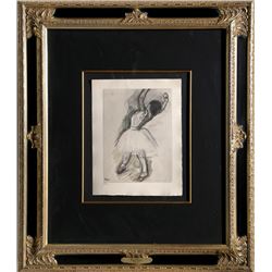 Edgar Degas, Ballerina from Danse Dessin, Aquatint Etching