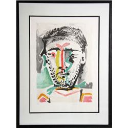 Pablo Picasso, Portrait d'Homme, Lithograph