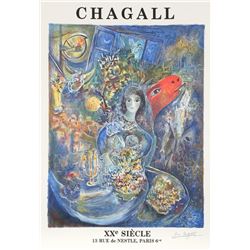Marc Chagall, XX Siecle, Lithograph Poster