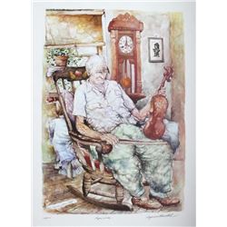 Seymour Rosenthal, Papa's World, Lithograph