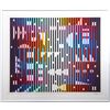 Image 1 : Yaacov Agam, Sparkling Night Rainbow, Serigraph