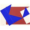 Image 1 : Cris Cristofaro, Blue and Red Rectangles, Silkscreen