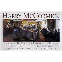 Harry McCormick, Lincoln Del South - Fingerhut Gallery, Poster