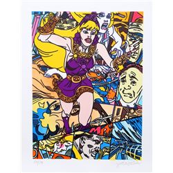 Gudmundur Erro, The Moonwalker, Lithograph