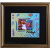 Image 1 : Peter Max, Flower Lady with Three Profiles, Mixed Media Painting