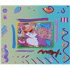 Image 2 : Peter Max, Flower Lady with Three Profiles, Mixed Media Painting