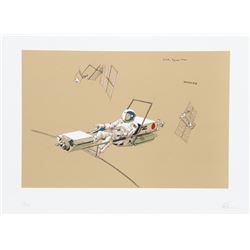 Raymond Loewy, Space Maintenance Taxi, Lithograph