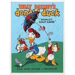 Disney Studios, Walt Disney's Donald's Golf Game, Poster