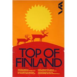 Top of Finland, Travel Poster