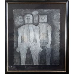 Rufino Tamayo, Dos Hermanos (Two Brothers), Mixografia