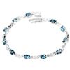 Image 1 : Natural AAA LONDON BLUE TOPAZ  Bracelet