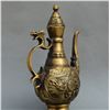 Image 4 : Old Chinese Bronze Dragon Phoenix Kettle
