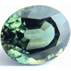 Natural Bluish Greem Sapphire 6.08 x 4.96 mm - VVS
