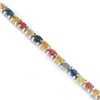 Image 2 : Natural MULTI COLOR SAPPHIRE 62 Ct Bracelet