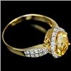 Image 3 : NATURAL  ORANGISH YELLOW CITRINE Ring