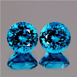 Natural Swiss Blue Topaz 6.00 mm - Flawless