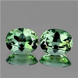 Natural Light Green Tea Amethyst Pair 11x9 MM - FL