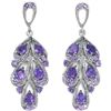Image 1 : NATURAL PURPLE AMETHYST Earrings