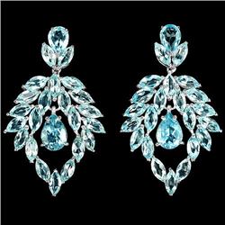 Natural AAA SKY BLUE TOPAZ Earrings