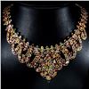 Image 1 : Natural Multi Color Fancy Sapphire Necklace