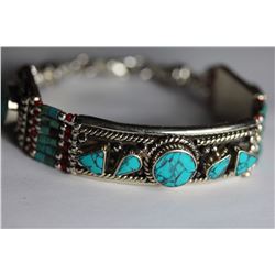 Tibet Hand Made Turquoise  Bracelet