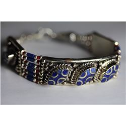 Tibet  Hand Made Lapiz Lazuli  Bracelet