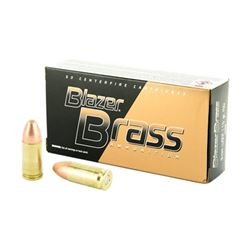 CCI BLAZER BRASS 9MM 115 FMJ 50/1000 Rounds