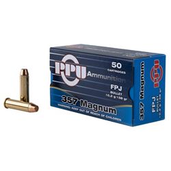 PPU 357MAG FPJ 158GR - 500 Rounds