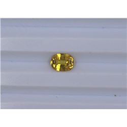 1.57ct Yellow Sapphire Oval cut