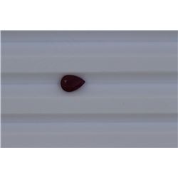 1.05ct Natural Ruby Pear cut