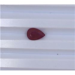2.34ct Natural Ruby Pear cut