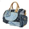 Image 2 : LOUIS VUITTON Limited Edition Speedy 30 Hand Bag Denim Patchwork