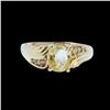 Image 1 : 1.44CT NATURAL CEYLON SAPPHIRE 14K Yellow Gold Ring (NO HEAT)