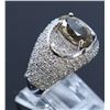Image 2 : 3.40ct Alexandrite 18K White Gold Ring