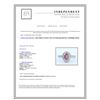 Image 3 : 1.26CT NATURAL CEYLONE PADPARADSCHA SAPPHIRE 14K WHITE GOLD RING
